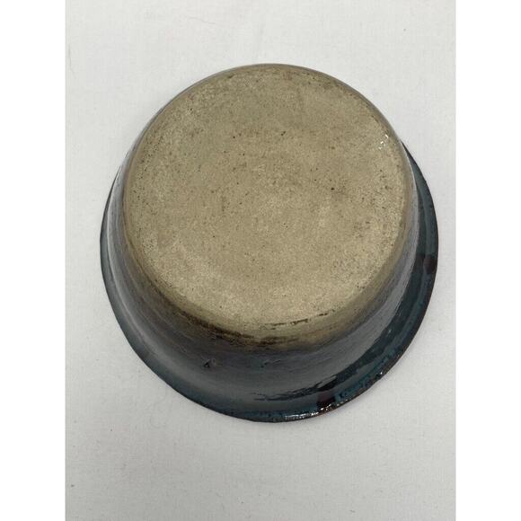 Hand Thrown Pottery Bowl Dark Cereal Soup - Picture 6 of 6